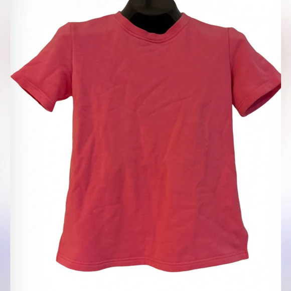 Pink Crew Neck Short Sleeve Pullover - Picture 3 of 15